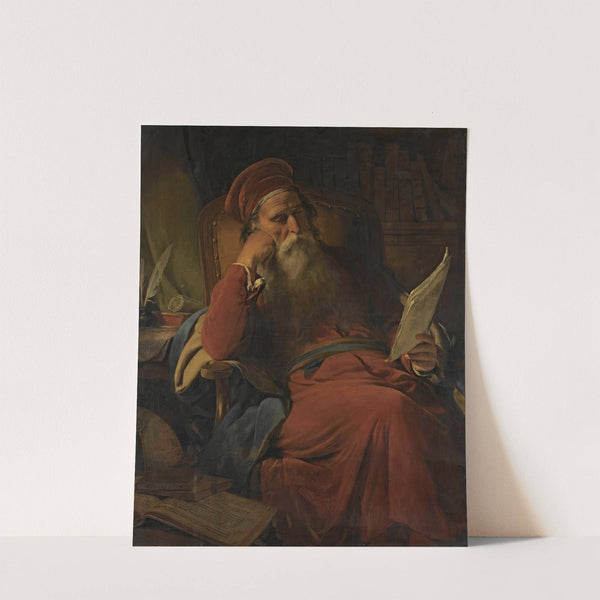 Gelehrter In Seiner Studierstube (Scholar In His Study) (1876) by Friedrich von Amerling