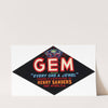 Gem Brand Produce Label (1930-1950)