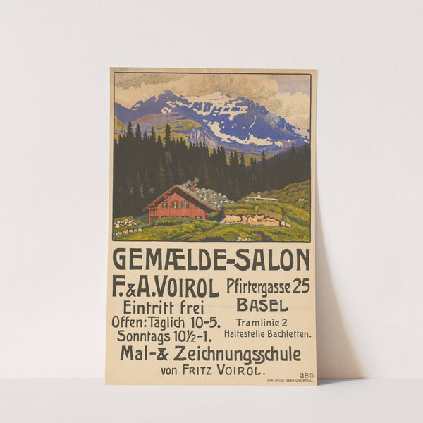 Gemælde-Salon F. & A.Voirol, Basel (circa 1912) by Fritz Voirol