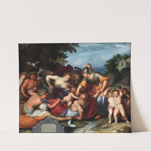 Allegory of the Temptations of Youth (1597 - 1610) by Otto van Veen