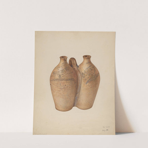 Gemel Bottle by Isadore Goldberg