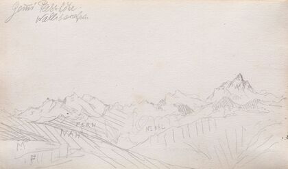 Gemmi Pass, Valais Alps