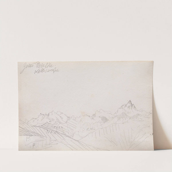 Gemmi Pass, Valais Alps by Paul Klee