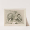 Gems of art – Washington – Lincoln by John H. Bufford'''s & Sons