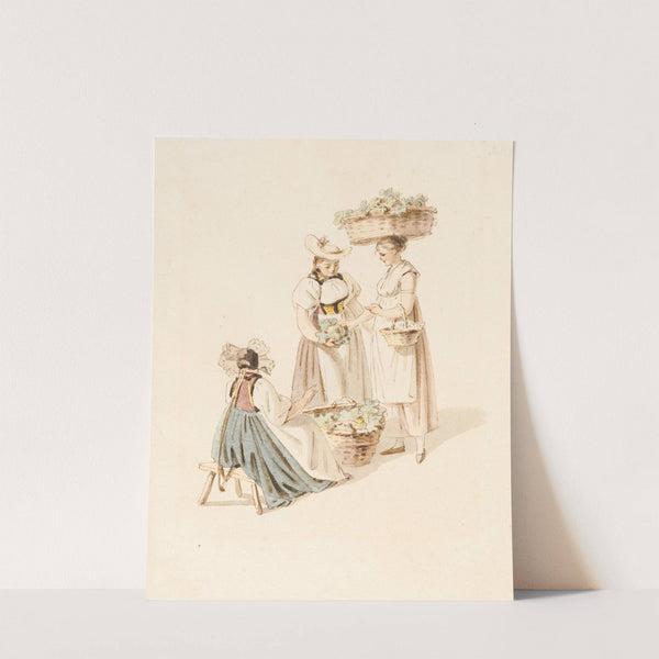 Gemüsehandel in Bern by Franz Niklaus König