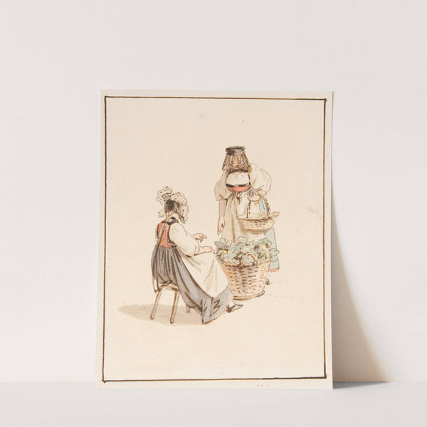 Gemüsehandel in Bern by Franz Niklaus König