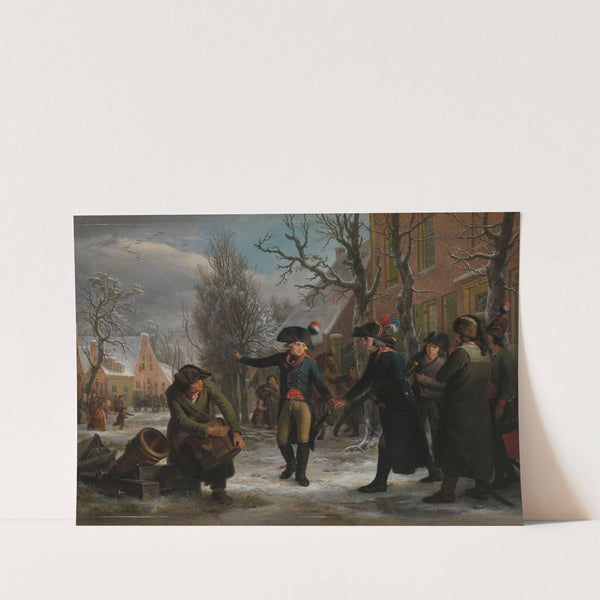 General Daendels Taking Leave of Lieutenant-Colonel Krayenhoff (1795) by Adriaan de Lelie