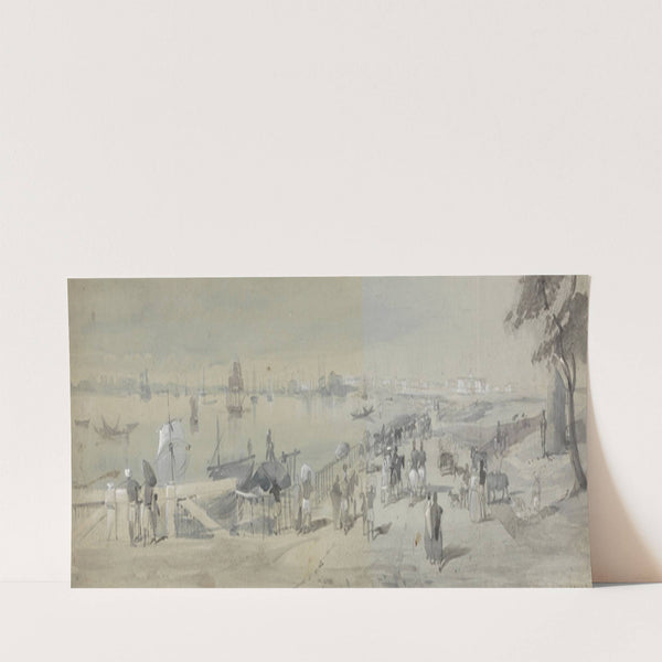 General View of Calcutta, from the Entrance to the Water Gate of Fort William by Sir Charles D'''Oyly