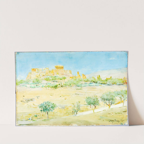 General View of the Acropolis at Sunset by Henry Bacon