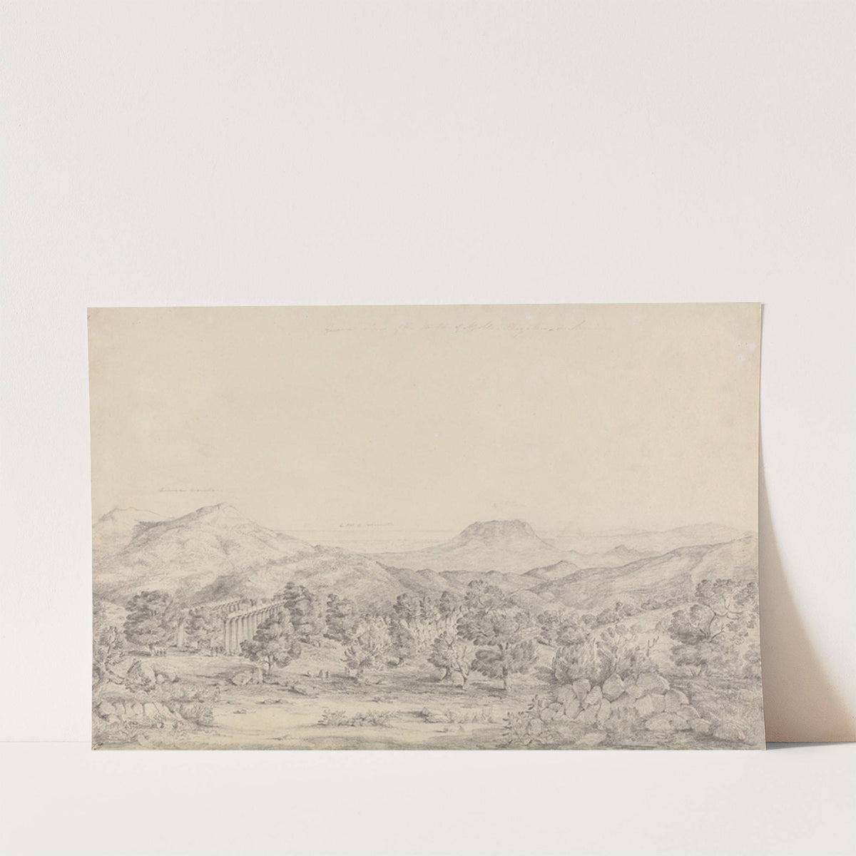 General View of the Temple of Apollo Epicurius at Bassai, Phigalea by John Foster