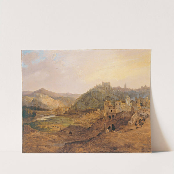 General View of Toledo from the Cross of the Canons by Genaro Pérez Villaamil