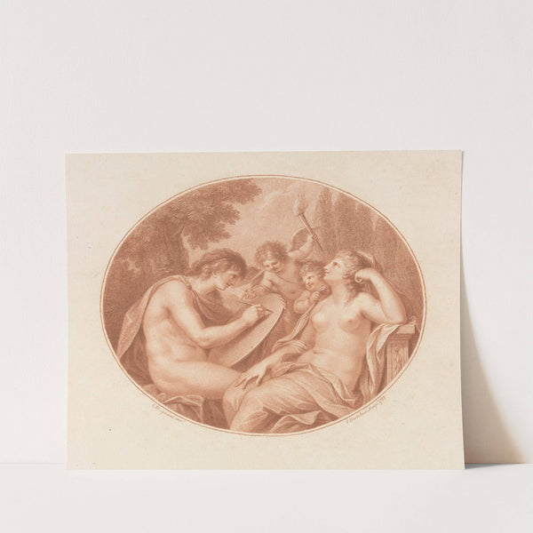 Genius Describing Beauty, And Cupid Dictating Him (1782) by Giovanni Battista Cipriani