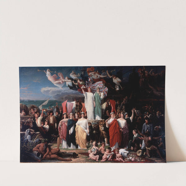 Genius of America (1858) by Adolphe Yvon
