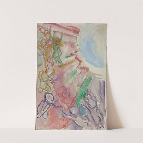 Geniuses in Sun Rays (1914–16) by Edvard Munch