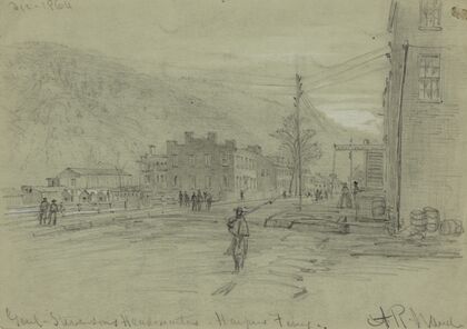 Genl. Stevensons Headqurters–Harpers Ferry