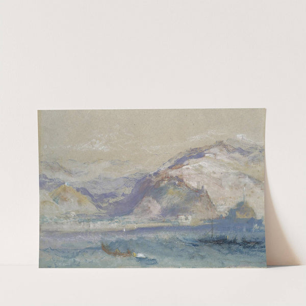 Genoa From The Sea by Joseph Mallord William Turner