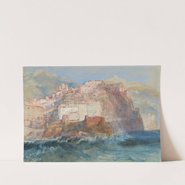 Genoa, from the Sea, looking up to the Church of Santa Maria Assunta in Carignano by Joseph Mallord William Turner