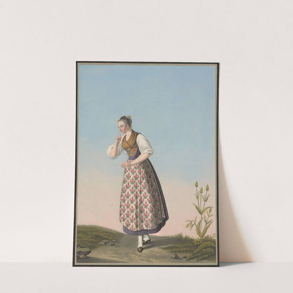 Genovieve Frey, De Münsterlingen au Canton de Thurgovie (1825-1830) by Jean Emmanuel Locher