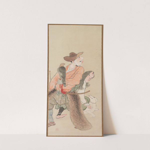 Genre Figures 3 (c. 1816) by Takebe Sōchō