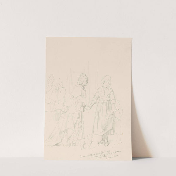 Genre Scene by Charles Baugniet