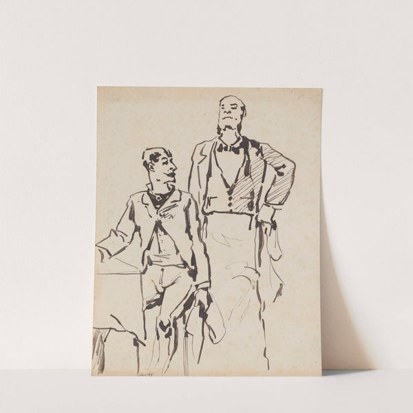 Gentleman and Waiter by James Ensor