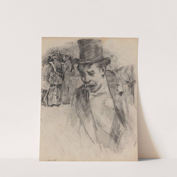 Gentleman in Top Hat by James Ensor