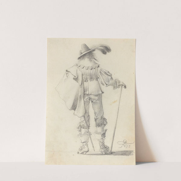 Gentleman Seen from Behind by Pieter Jansz. Quast