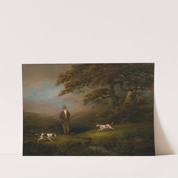 Gentleman shooting over two pointers by Dean Wolstenholme