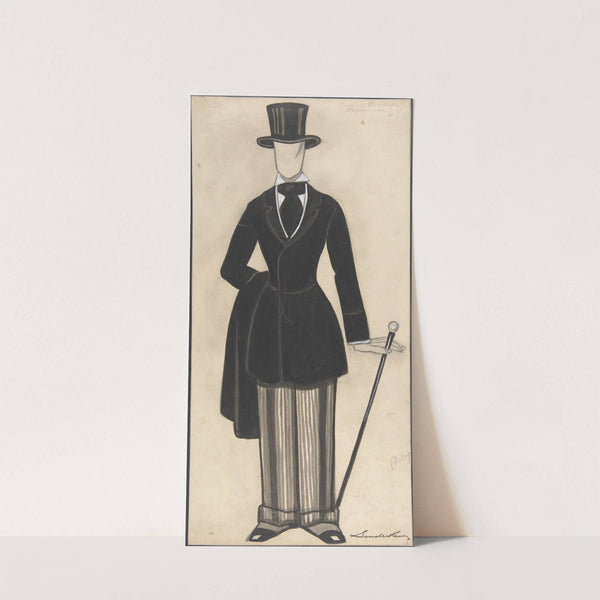 Gentleman's formal attire by Sergey Yurievich Sudeikin