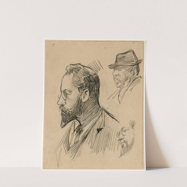 Geo Poggenbeek, en Marinus Heijl, schilders by Nicolaas van der Waay