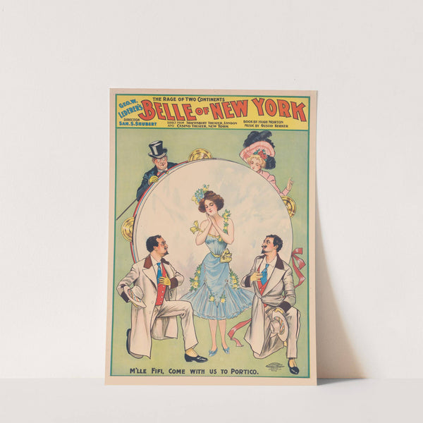 Geo. W. Lederer’s Belle of New York the rage of two continents (1900) by U.S. Lithograph Co.