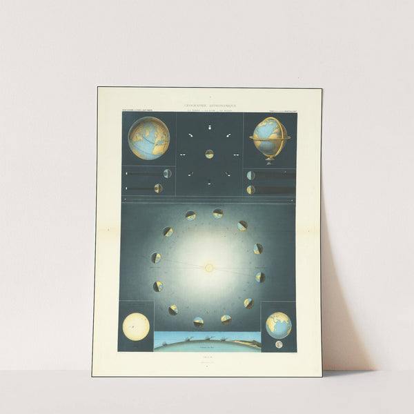 Geographie Astronomique La Terre — La Lune — Le Soleil (1887) by Louis Vivien de Saint-Martin