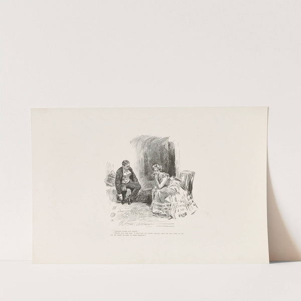 ‘George, father has failed’ (1896) by Charles Dana Gibson