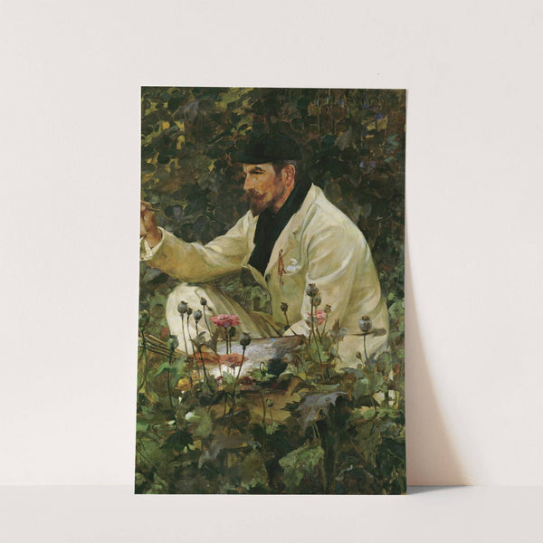 George Hitchcock working in his garden in Egmond by James Jebusa Shannon
