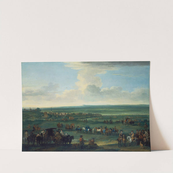 George I at Newmarket, 4 or 5 October, 1717 by John Wootton