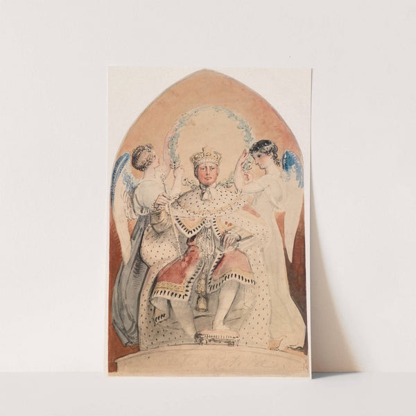 George III, King of England (1738-1820), Enthroned by Thomas Stothard