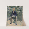 George Moore in the Artist’s Garden (c. 1879) by Édouard Manet