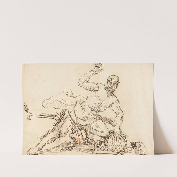 George Taylor's Epitaph: George Taylor Breaking the Ribs of Death by William Hogarth