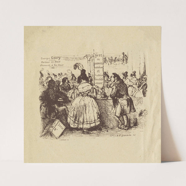 Georges Goury by J. J. Grandville