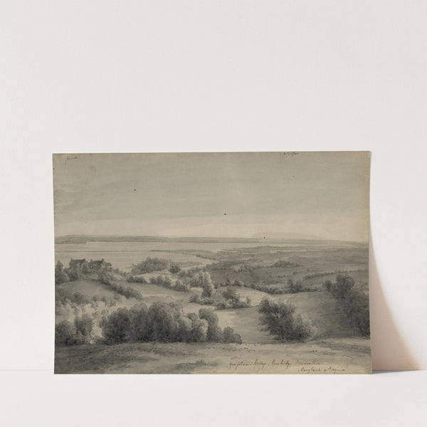 Georgetown College, Long Bridge, Potomac River, Maryland & Virginia-June 21, 1861 by Augustus Köllner