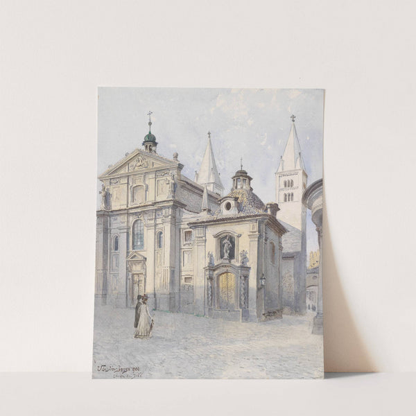 Georgsbasilika Prag by Václav Jansa