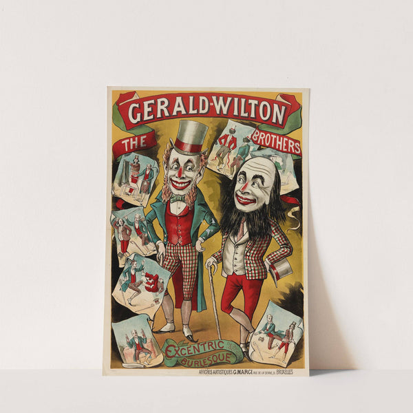 Gerald-Wilton The Brothers Excentric Burlesque (1880-1900) by Affiches G. Marci