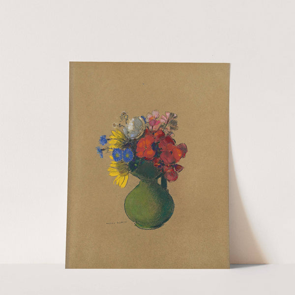 Géraniums et fleurs des champs by Odilon Redon