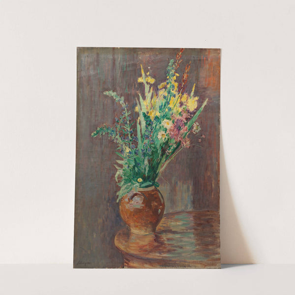 Gerbe de fleurs dans un pot by Henri Lebasque