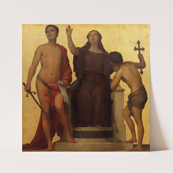 Gerechtigkeit, Milde, Frömmigkeit (1900) by Eduard Lebiedzki