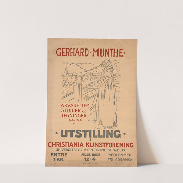 Gerhard Munthe (1923) by Copia, lito