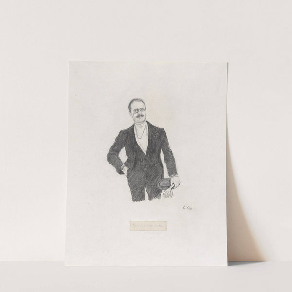 Gerhard Munthe (before 1891) by Christian Krohg