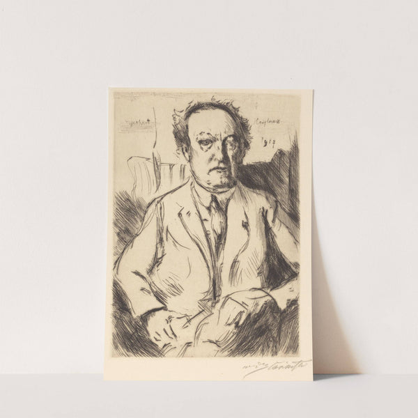 Gerhart Hauptmann (1917) by Lovis Corinth