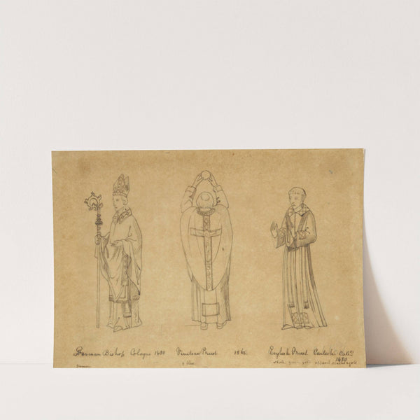 German Bishop Cologne, 1450; Venetian priest, 1563; English priest Carlisle Cath., 1480 by Stewart Watson