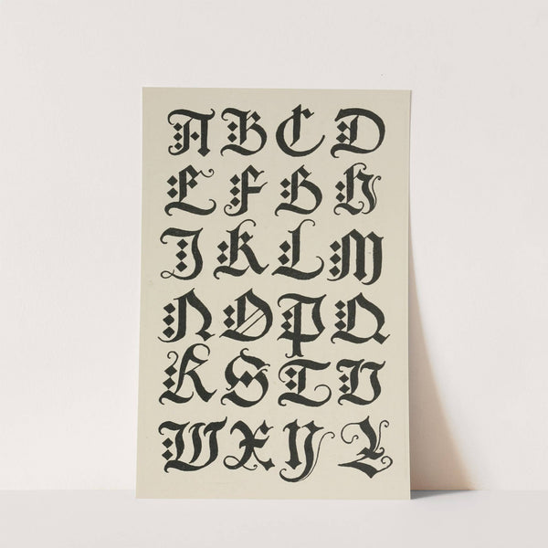 German Gothic Capitals 5 by Frank Chouteau Brown